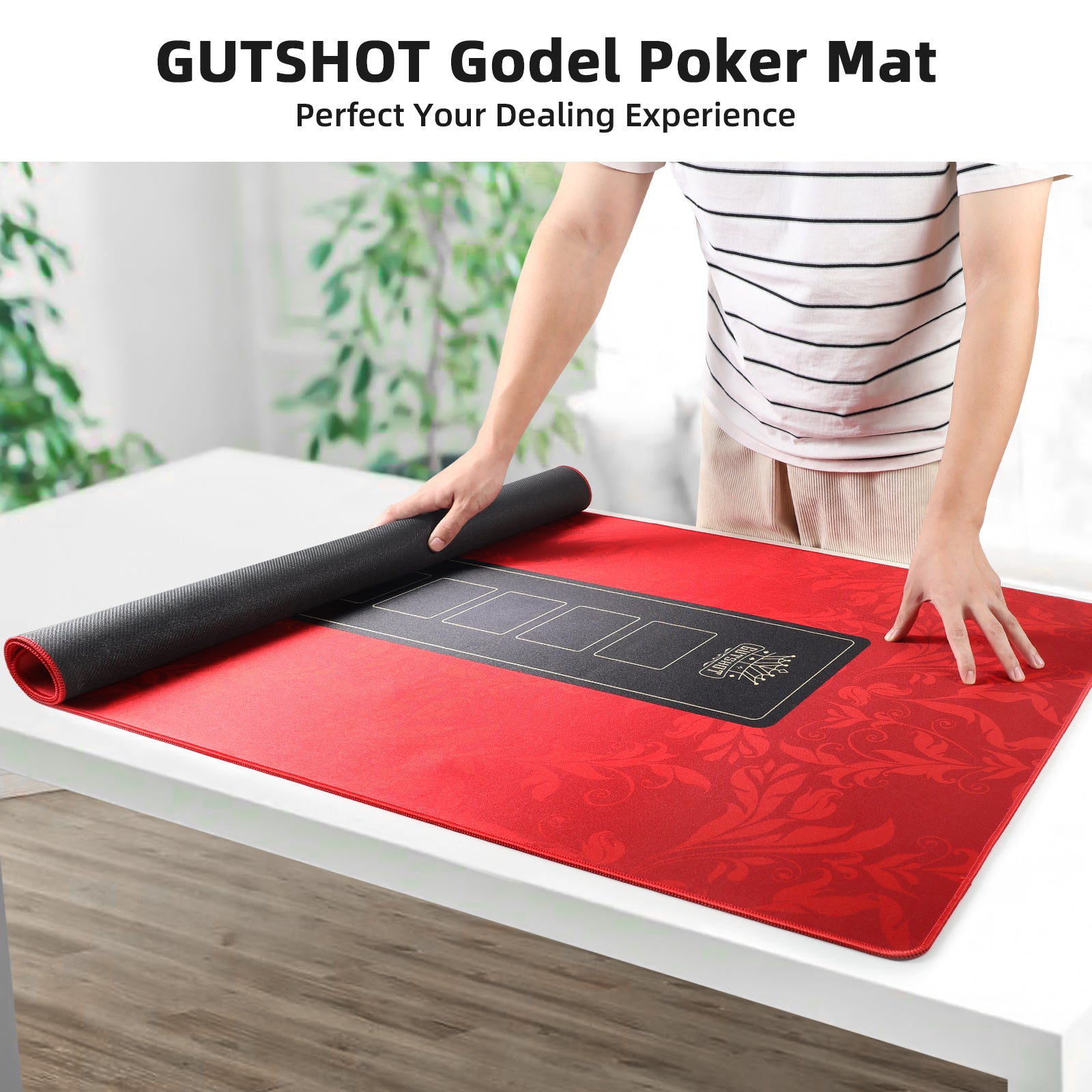 GUTSHOT Waterproof High-Speed Poker Mat