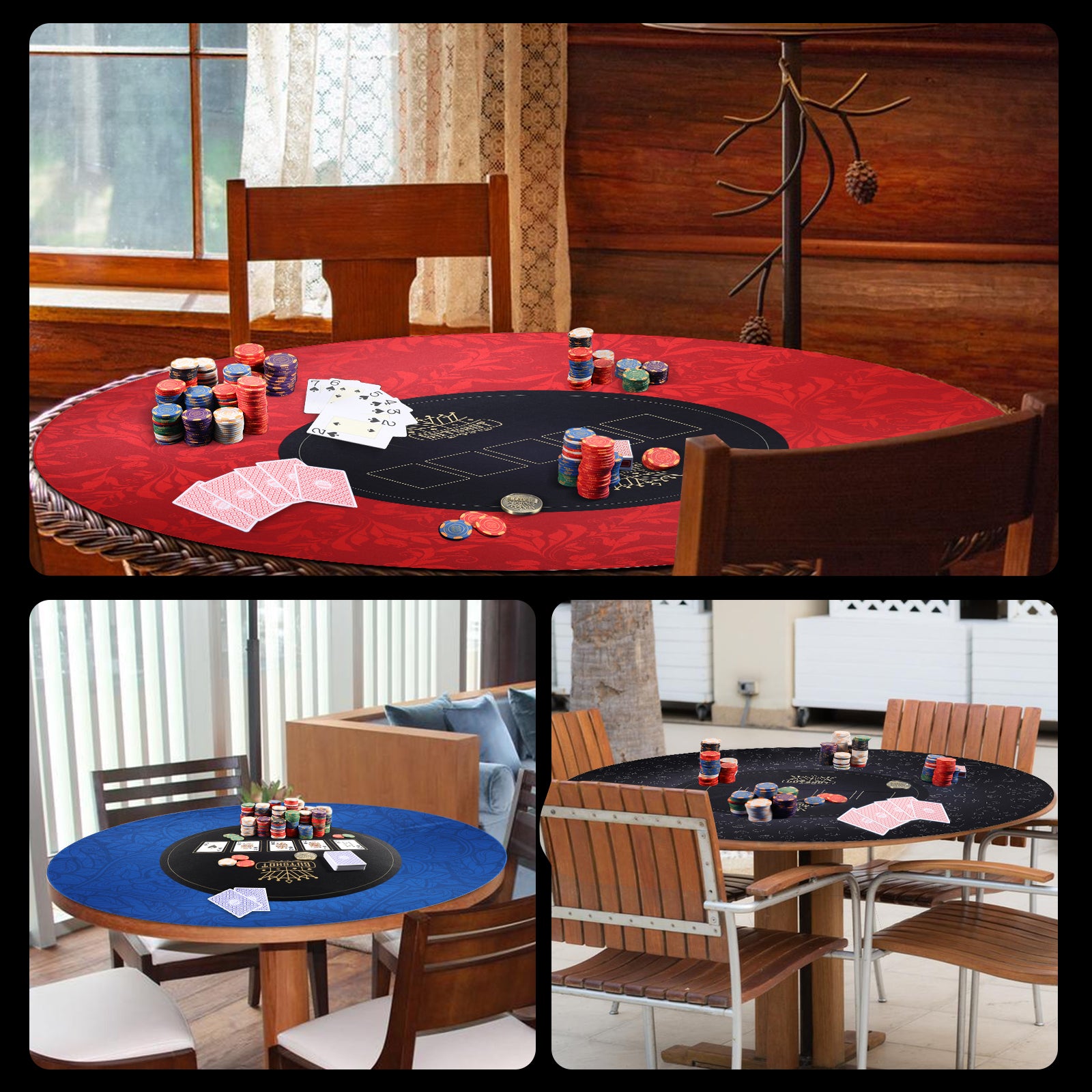 GUTSHOT Waterproof High-Speed Poker Mat