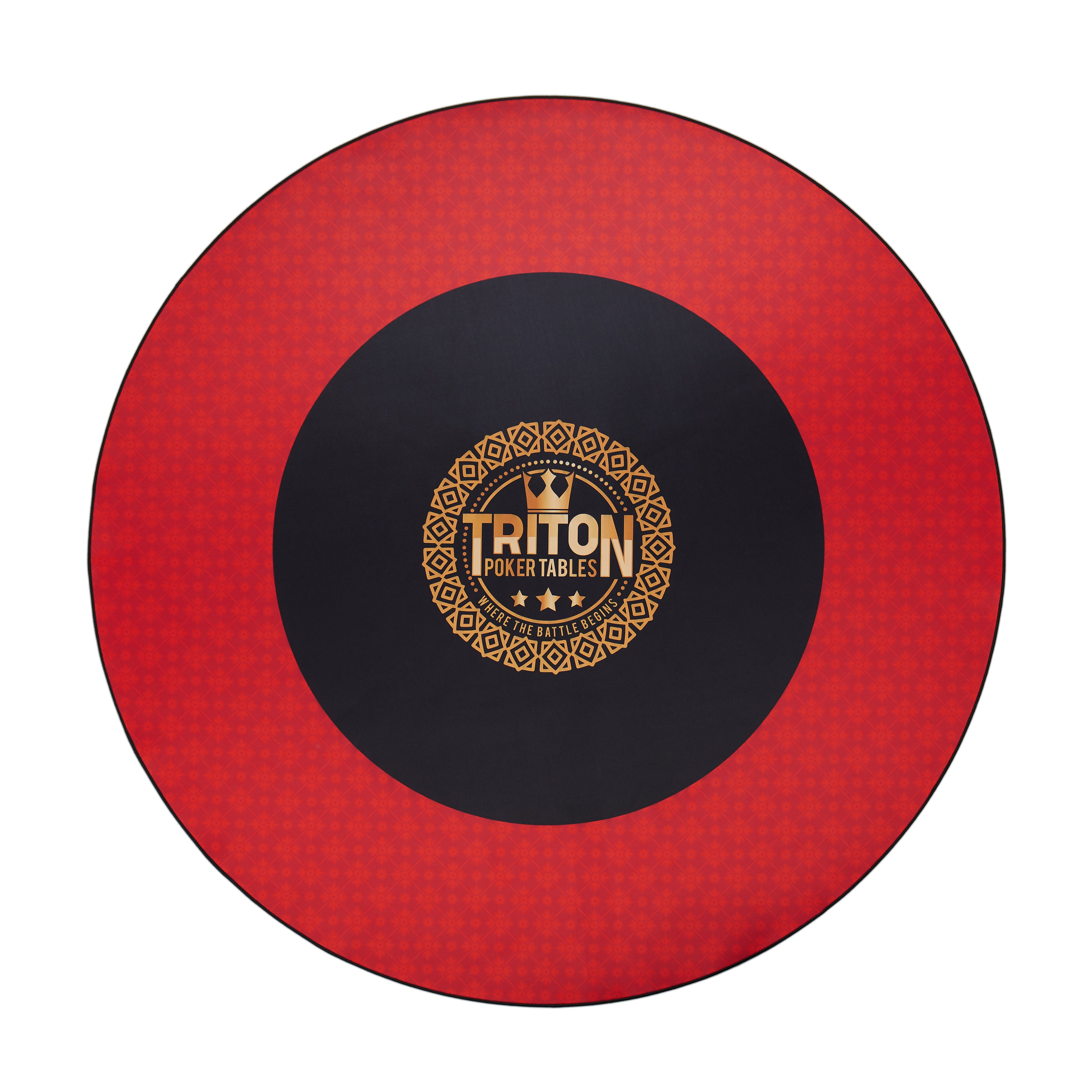 Triton Premium Poker Chips Sets + Portable Poker Mat with Carry Case