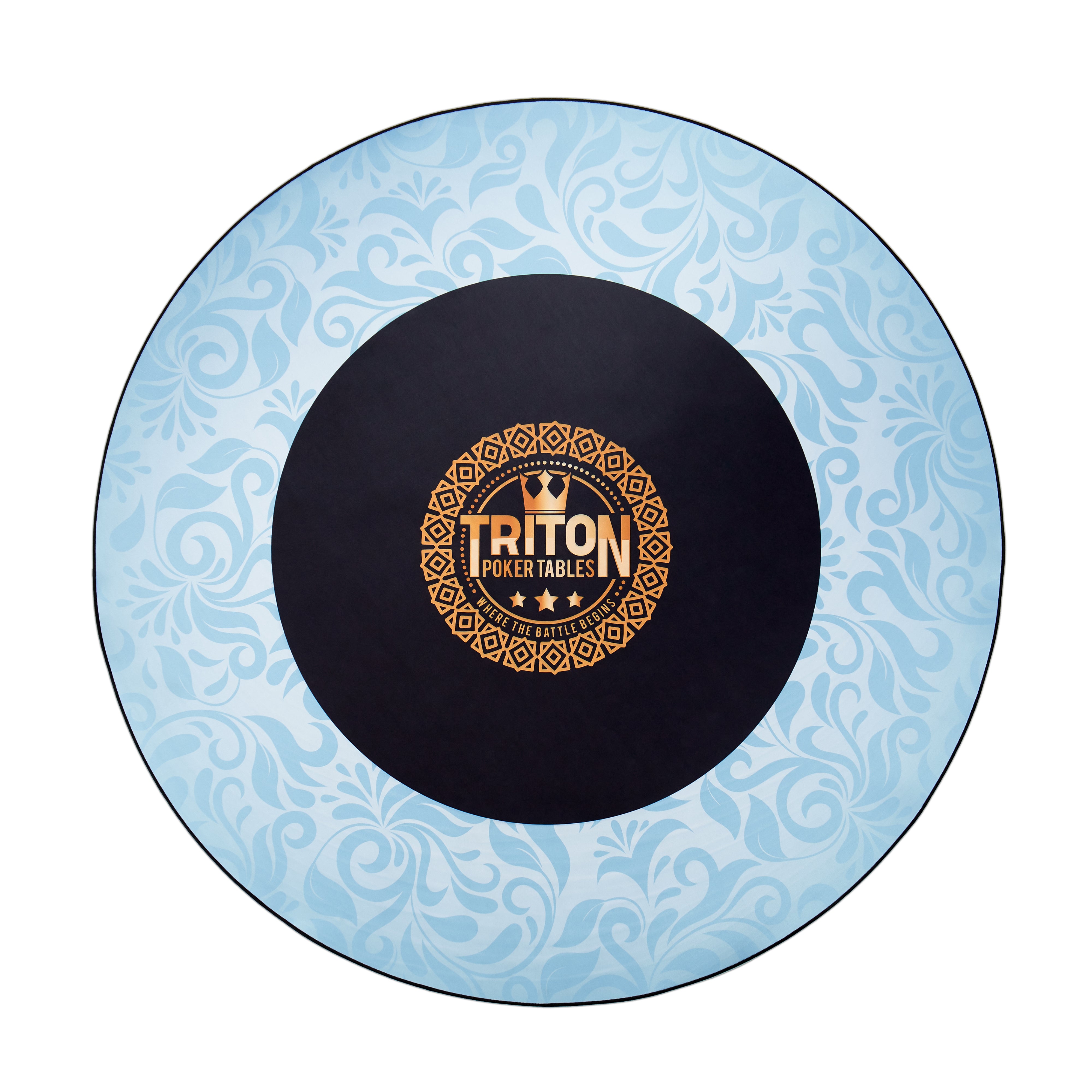 Triton Premium Poker Chips Sets Portable Poker Mat with Carry Case ...