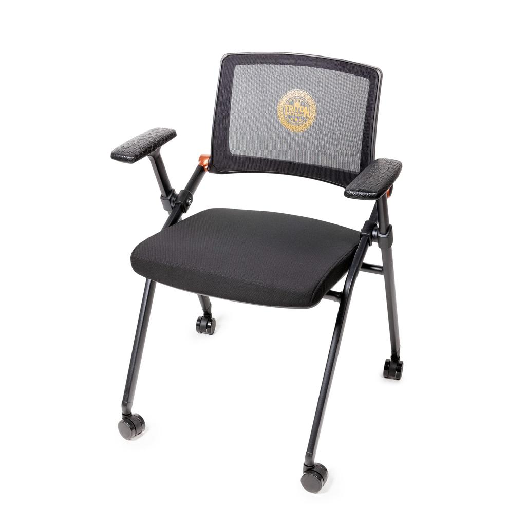 TRITON FOLDING POKER CHAIR WITH WHEEL- PACK OF 2
